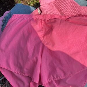 Vibrant Pink Athletic Shorts Nike